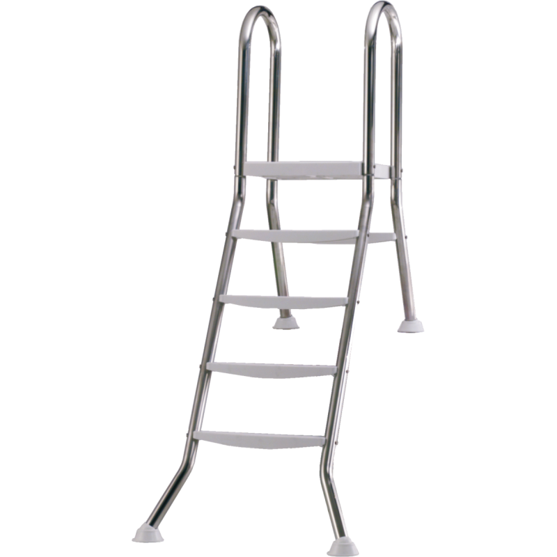 KWAD LESTEV IZ NERJAVEČEGA JEKLA ZA DELNO VKOPANE BAZENE 4+1 LETVICE