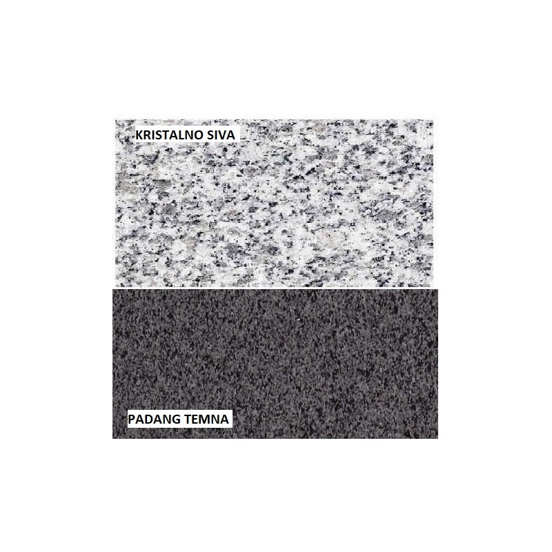 KWAD GRANITNI SET OBROBE ZA RIMSKE STOPNICE