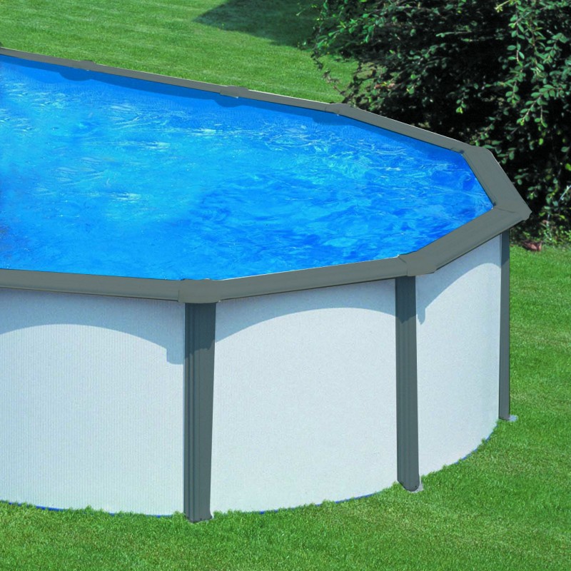 KWAD BAZEN STEELY DE LUXE SET WHITE OVAL