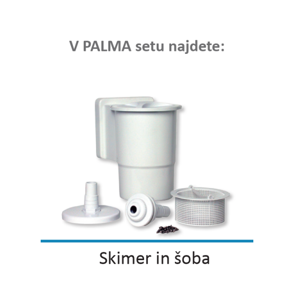KWAD BAZEN SET PALMA OVAL 1,5m GLOBINE