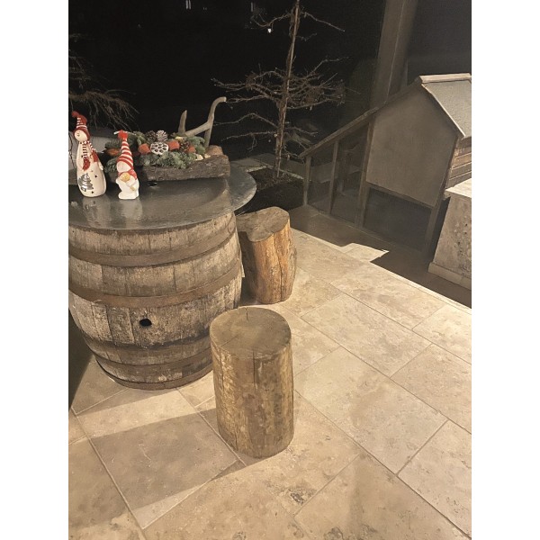 KWAD SET KAMNITE OBROBE IZ APNENCA TRAVERTIN BEŽ Z IMPREGNACIJO