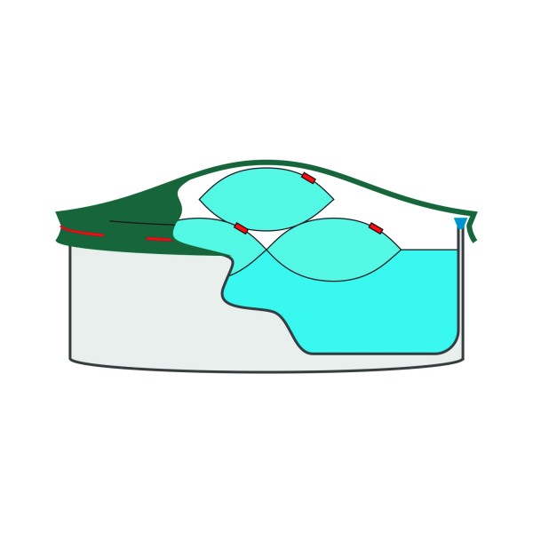 KWAD ROBUSTNA ZIMSKA PONJAVA ZA OKROGLE MONTAŽNE BAZENE