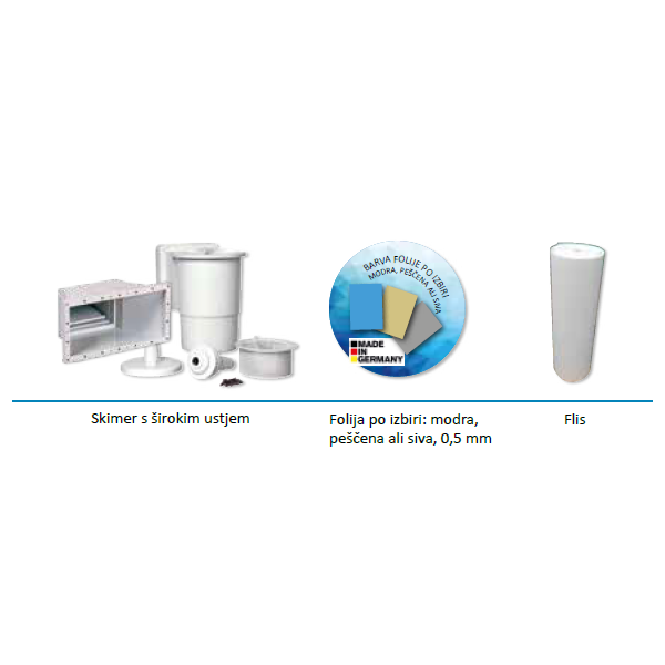 KWAD BAZEN SUPREME SET CLEVER WOOD OKROGEL