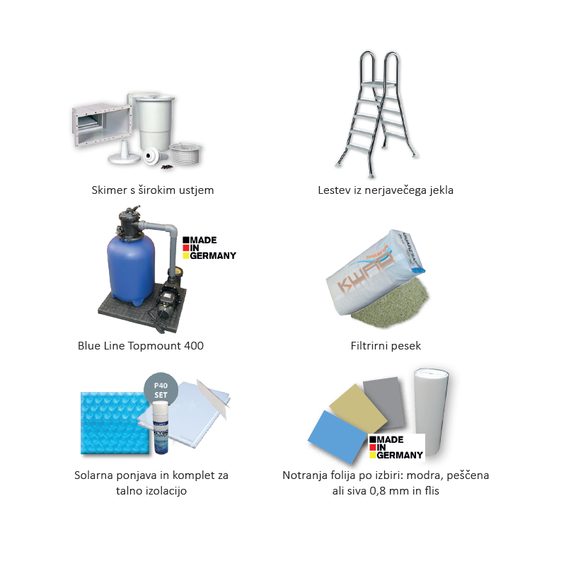 KWAD BAZEN LIBERTY SET 1,32m GLOBINE