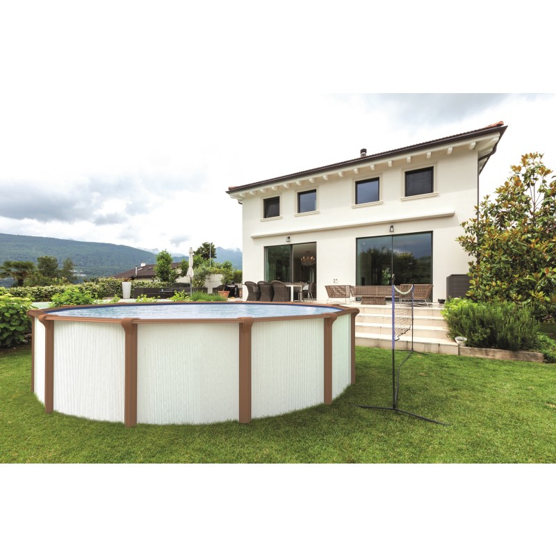 KWAD BAZEN SUPREME SET WHITE WOOD OKROGEL